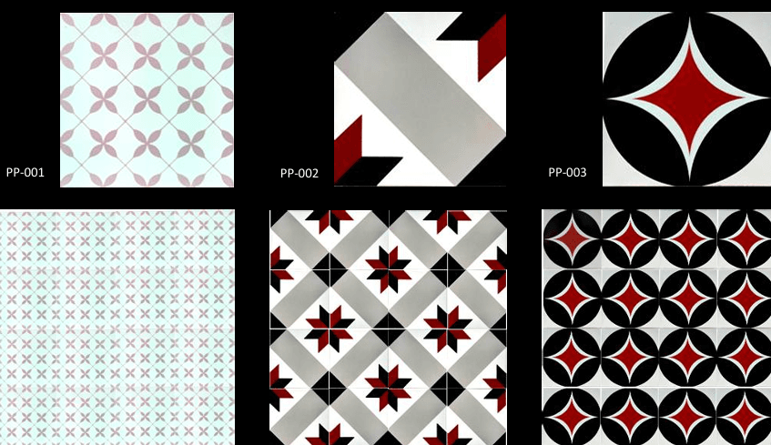 Printed Polished Surface Porcelain Tiles